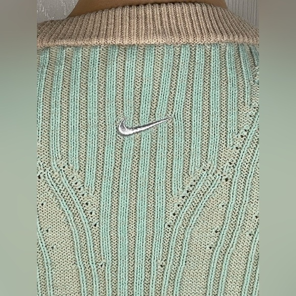 Nike Yoga Luxe Wool blend cover up knit crew neck sweater sz Small‎ - Picture 11 of 16